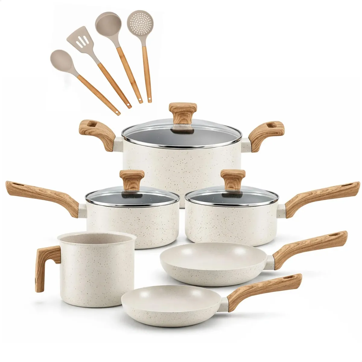 Kit 10 Peças Colinox (Bege)
